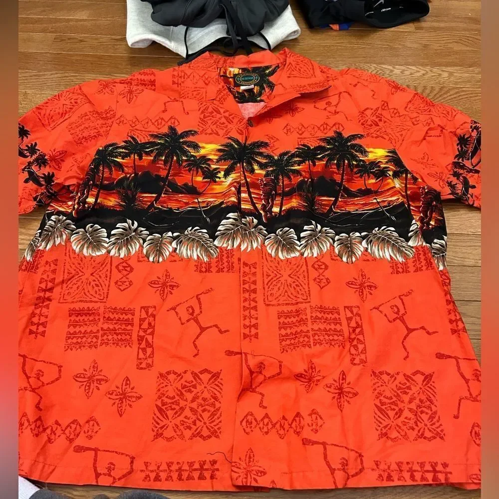 Vintage Hawaiian Button Down Shirt